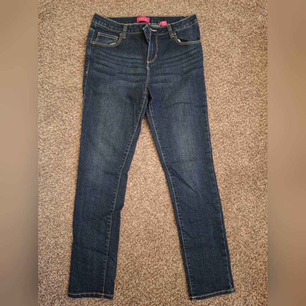 Girls Straight Leg Dark Jean